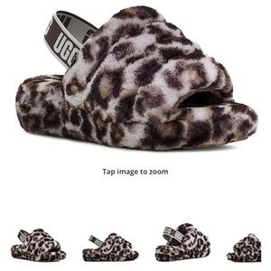 UGG fluff yeah panther slippers